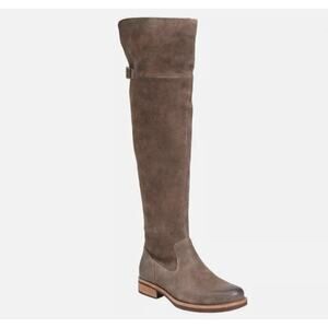Kork-Ease Addison Over the Knee Suede Boot Taupe 8.5 M